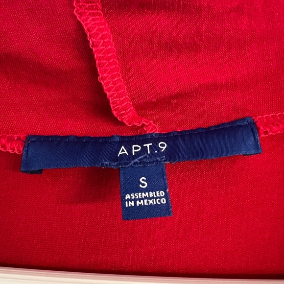 Apt 9 Red Lightweight Cardigan - Picture 2 of 4